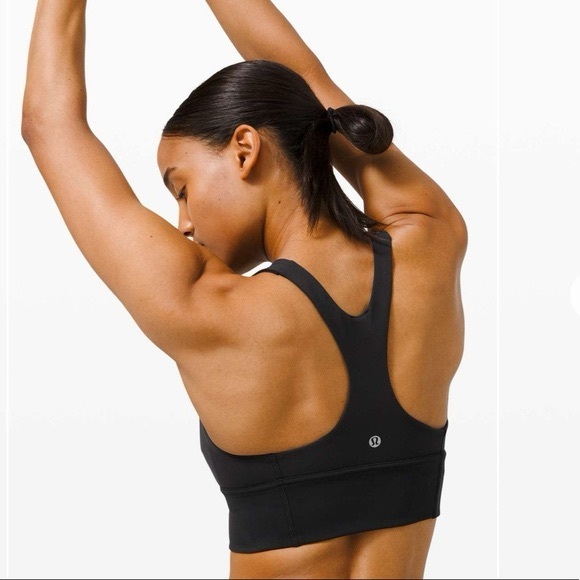 Lululemon Wunder Train Long-Line Bra Medium Support C/D Cups Workout Activewear - Picture 4 of 9